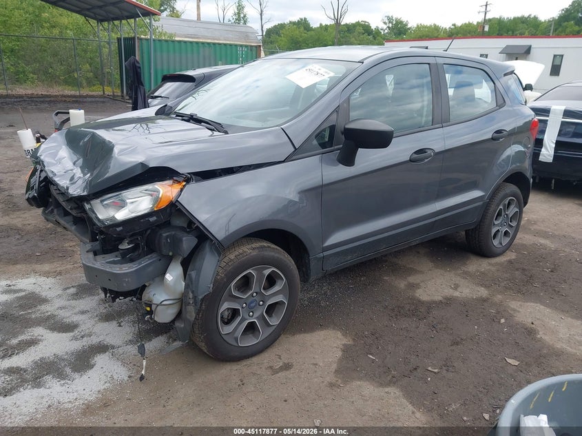 2021 Ford Ecosport VIN MAJ6S3FL4MC396113 IAAI salvage auction — FRONT END, Salvage - Greater Than 75% (Maryland), sold $1,300 on 2026-07-21 (photo 2)