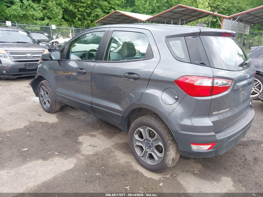 2021 Ford Ecosport VIN MAJ6S3FL4MC396113 IAAI salvage auction — FRONT END, Salvage - Greater Than 75% (Maryland), sold $1,300 on 2026-07-21 (photo 3)