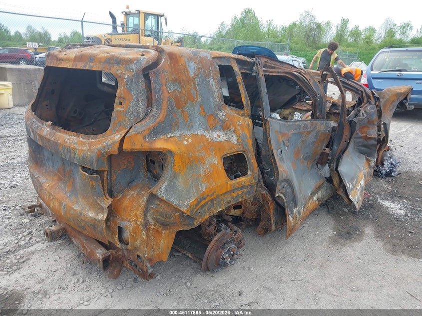 2016 Jeep Renegade VIN ZACCJBCT5GPD61837 IAAI salvage auction — BURN, Mv-907A (New York), sold $350 on 2026-07-09 (photo 4)
