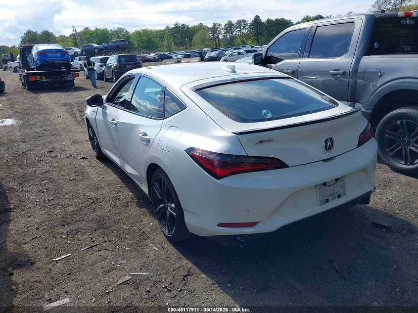 2023 Acura Integra VIN 19UDE4G75PA001308 IAAI salvage auction — FRONT END, Mv-907A (New York), sold $5,600 on 2026-07-09 (photo 3)