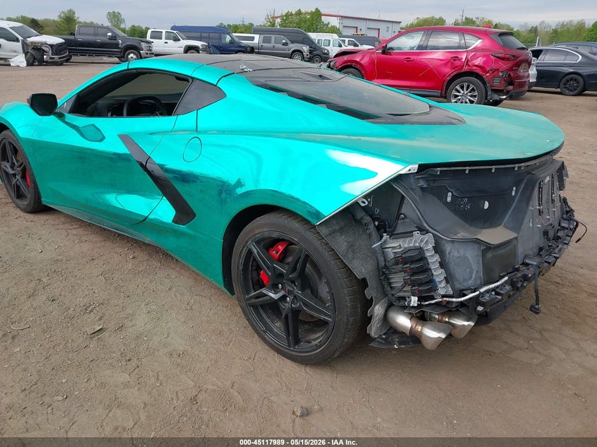 2024 Chevrolet Corvette VIN 1G1YA2D42R5111019 IAAI salvage auction — ALL OVER, Clear (Michigan), sold $32,450 on 2026-07-20 (photo 3)