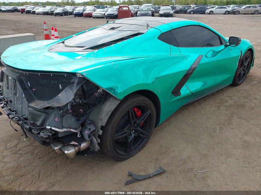 2024 Chevrolet Corvette VIN 1G1YA2D42R5111019 IAAI salvage auction — ALL OVER, Clear (Michigan), sold $32,450 on 2026-07-20 (photo 4)