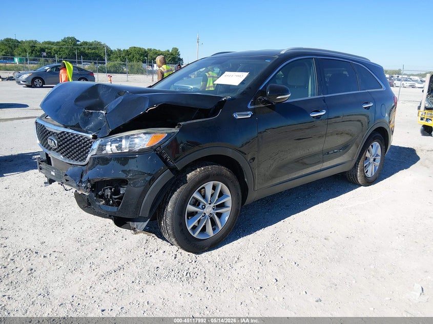 2017 Kia Sorento VIN 5XYPG4A39HG281215 IAAI salvage auction — FRONT END, Salvage (Illinois), sold $1,700 on 2026-07-31 (photo 2)