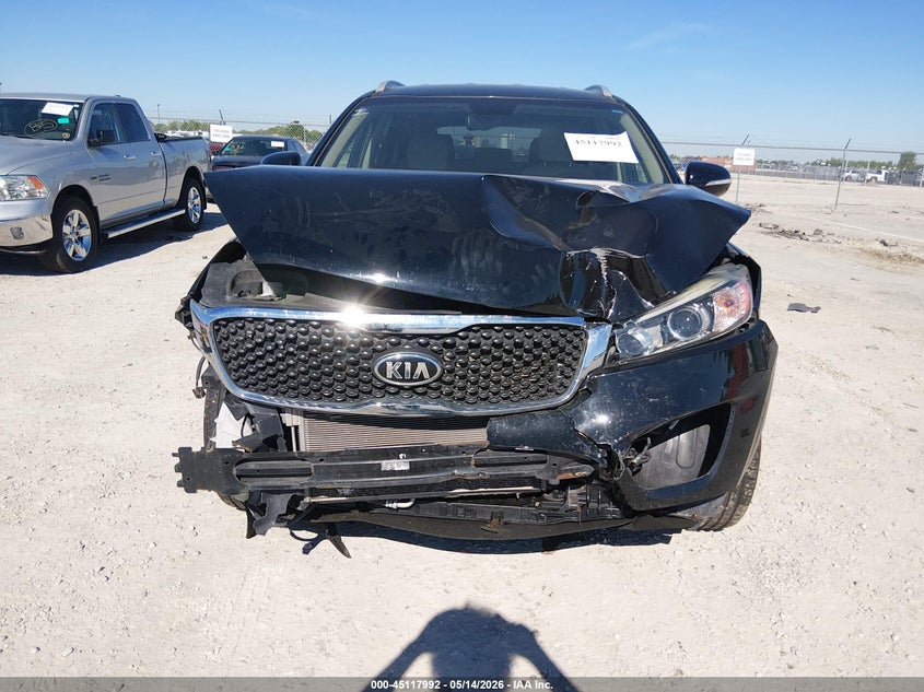 2017 Kia Sorento VIN 5XYPG4A39HG281215 IAAI salvage auction — FRONT END, Salvage (Illinois), sold $1,700 on 2026-07-31 (photo 6)