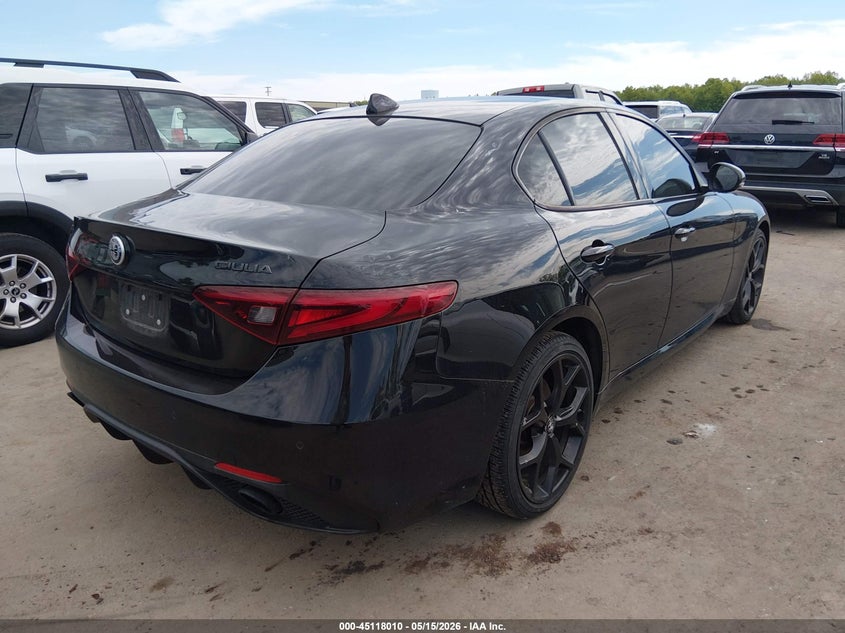2020 Alfa romeo Giulia VIN ZARFANBNXL7632440 IAAI salvage auction — HAIL, Salvage (Ohio), sold $9,250 on 2026-07-21 (photo 4)