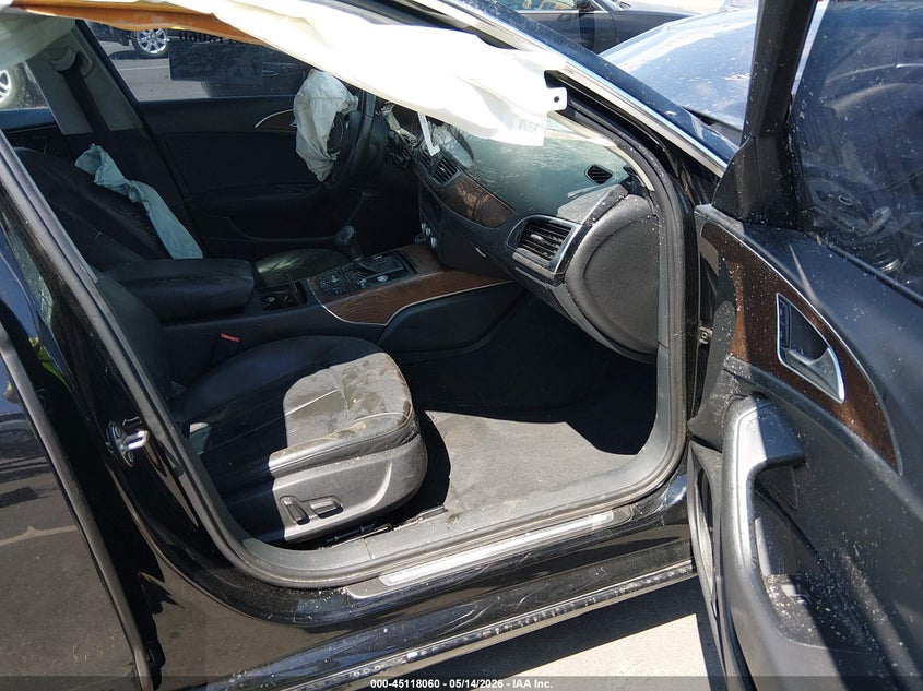 2012 Audi A6 VIN WAUDFAFC4CN107564 IAAI salvage auction — ROLLOVER, Junk Receipt (North Carolina), sold $400 on 2026-07-15 (photo 5)