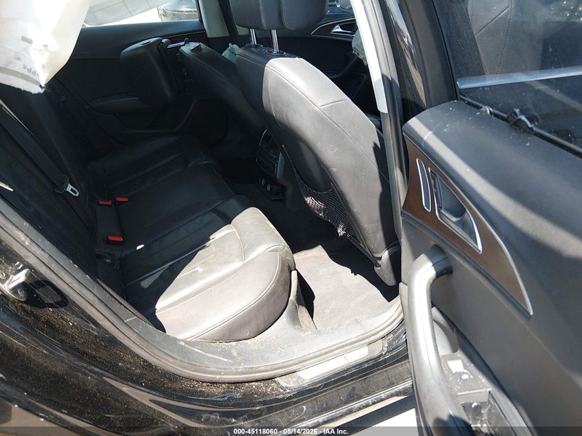 2012 Audi A6 VIN WAUDFAFC4CN107564 IAAI salvage auction — ROLLOVER, Junk Receipt (North Carolina), sold $400 on 2026-07-15 (photo 8)