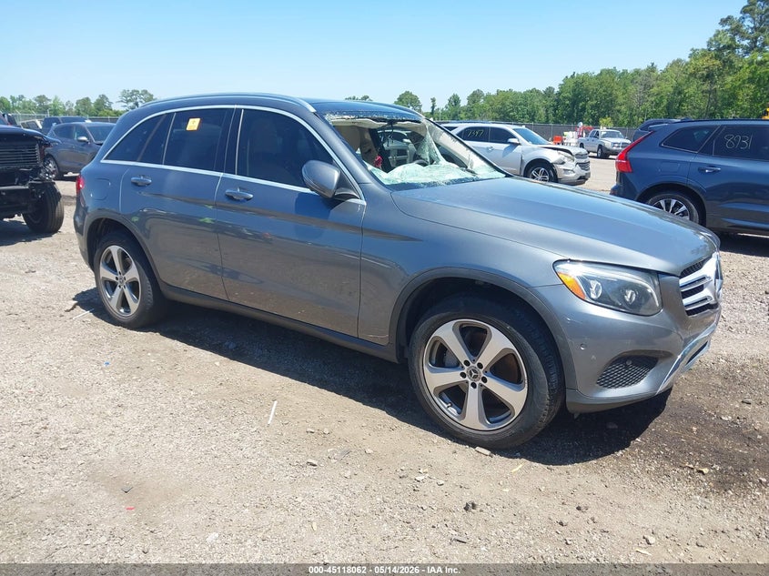 2019 Mercedes-benz Glc VIN WDC0G4KB1KV186844 IAAI salvage auction — BIO HAZARD, Salvage (South Carolina), sold $6,300 on 2026-07-08 (photo 1)