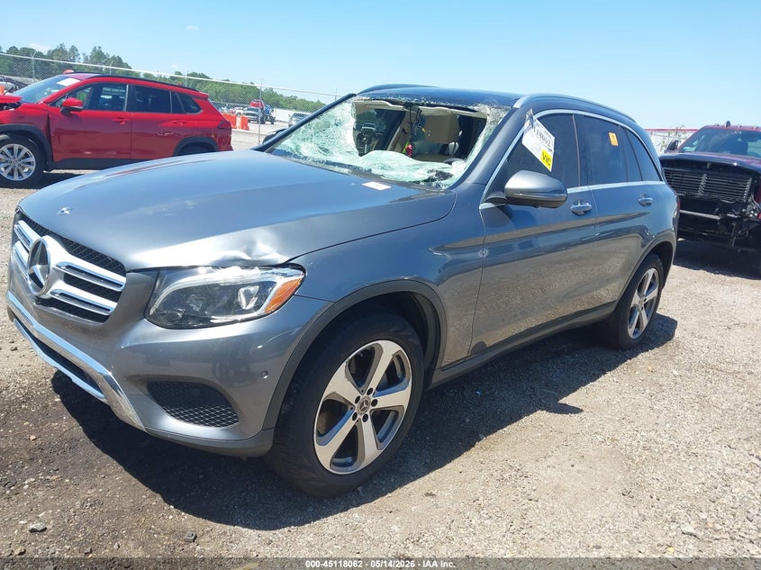 2019 Mercedes-benz Glc VIN WDC0G4KB1KV186844 IAAI salvage auction — BIO HAZARD, Salvage (South Carolina), sold $6,300 on 2026-07-08 (photo 2)