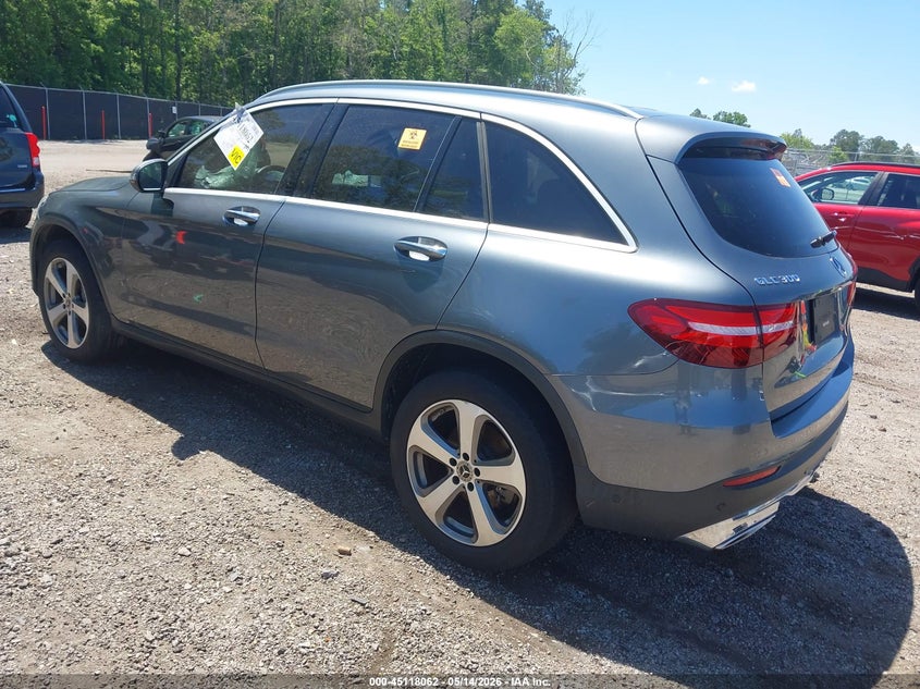 2019 Mercedes-benz Glc VIN WDC0G4KB1KV186844 IAAI salvage auction — BIO HAZARD, Salvage (South Carolina), sold $6,300 on 2026-07-08 (photo 3)