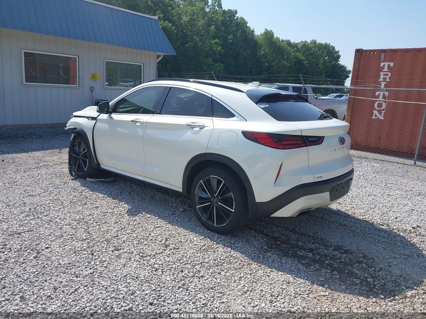 2022 Infiniti Qx55 VIN 3PCAJ5J32NF112539 IAAI salvage auction — FRONT END, Salvage (Idaho), sold $7,500 on 2026-08-18 (photo 3)