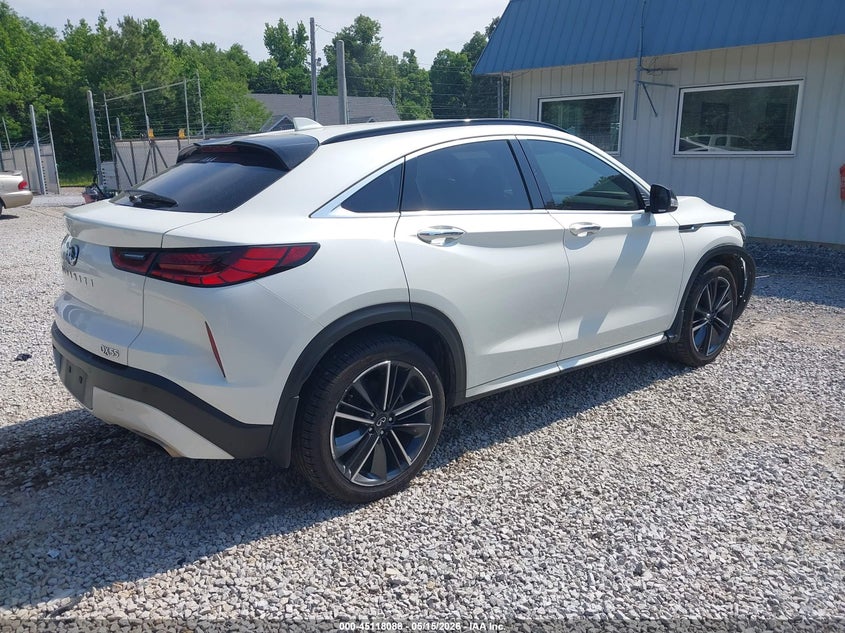 2022 Infiniti Qx55 VIN 3PCAJ5J32NF112539 IAAI salvage auction — FRONT END, Salvage (Idaho), sold $7,500 on 2026-08-18 (photo 4)