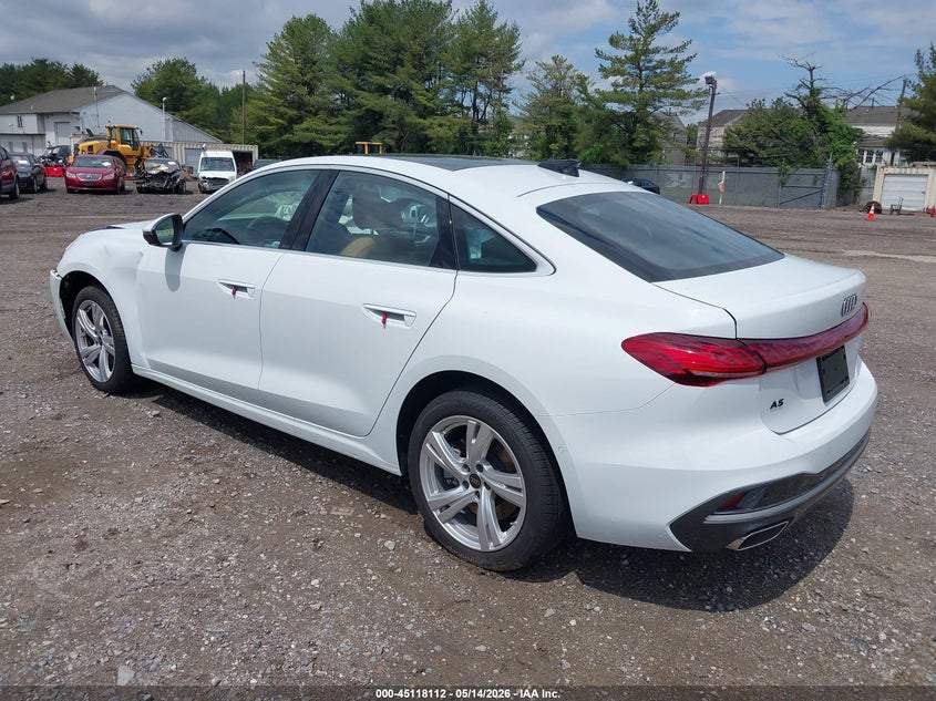 2025 Audi A5 VIN WAU2BCFU6SN069096 IAAI salvage auction — FRONT END, Salvage (New Jersey), sold $11,700 on 2026-08-20 (photo 3)