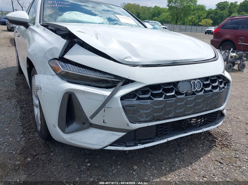 2025 Audi A5 VIN WAU2BCFU6SN069096 IAAI salvage auction — FRONT END, Salvage (New Jersey), sold $11,700 on 2026-08-20 (photo 6)