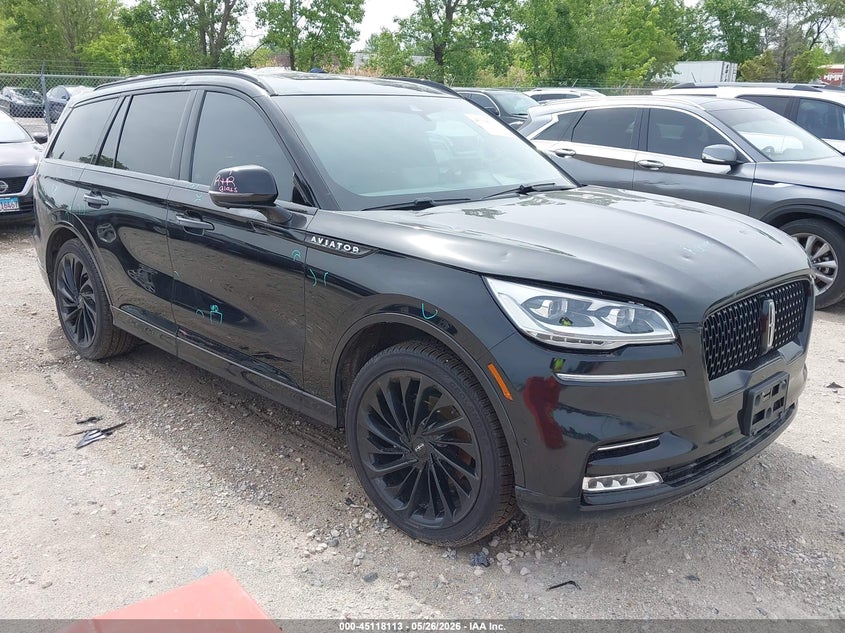 2023 Lincoln Aviator VIN 5LM5J7XC1PGL06789 IAAI salvage auction — HAIL, Salvage (Illinois), sold $15,950 on 2026-07-21 (photo 1)