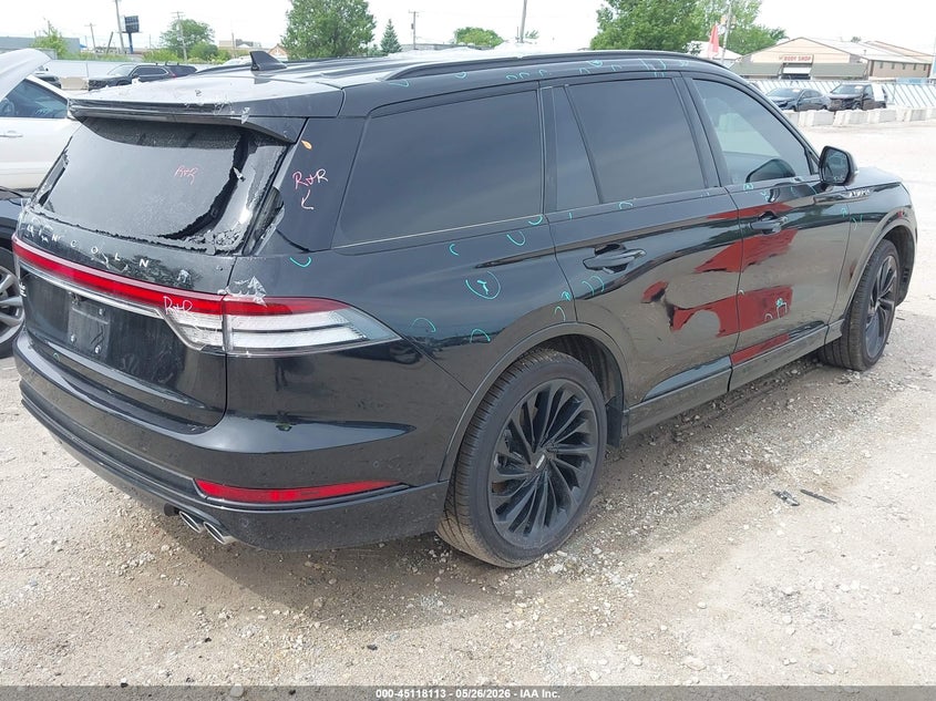 2023 Lincoln Aviator VIN 5LM5J7XC1PGL06789 IAAI salvage auction — HAIL, Salvage (Illinois), sold $15,950 on 2026-07-21 (photo 4)