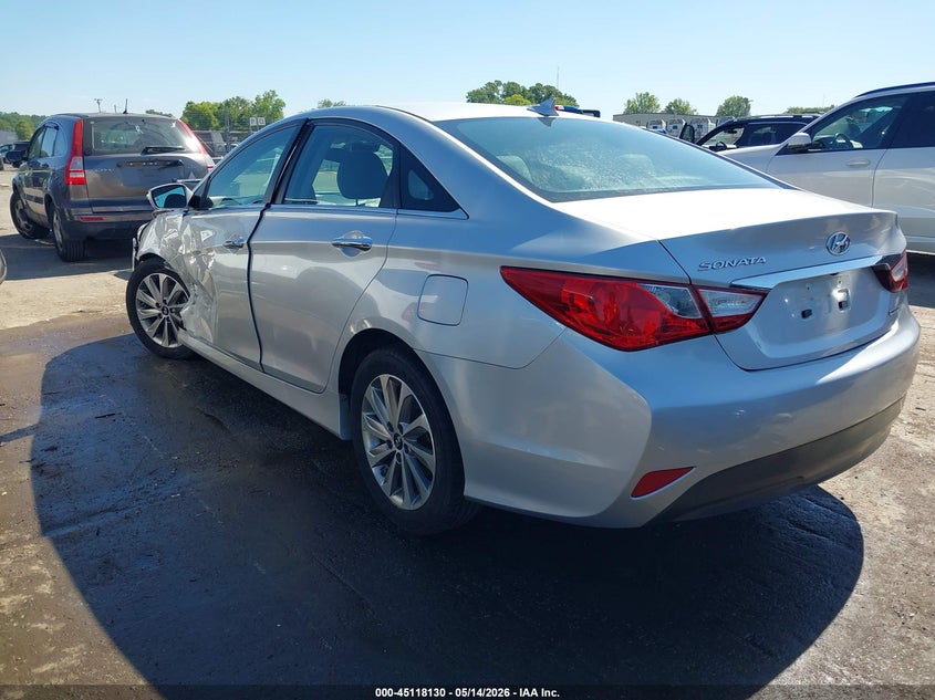 2014 Hyundai Sonata VIN 5NPEC4AC5EH830836 IAAI salvage auction — FRONT END, Salvage (North Carolina), sold $550 on 2026-07-13 (photo 3)