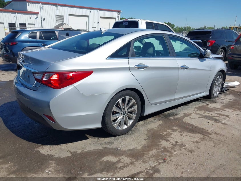 2014 Hyundai Sonata VIN 5NPEC4AC5EH830836 IAAI salvage auction — FRONT END, Salvage (North Carolina), sold $550 on 2026-07-13 (photo 4)