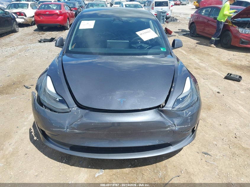 2022 Tesla Model 3 VIN 5YJ3E1EC0NF265291 IAAI salvage auction — FRONT END, Salvage (Pennsylvania), sold $10,000 on 2026-08-02 (photo 6)