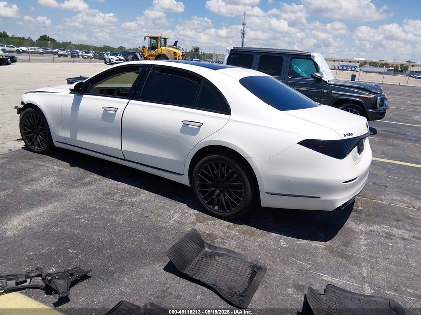 2023 Mercedes-benz S-klasse VIN W1K6G7GB6PA238290 IAAI salvage auction — FRONT END, Certificate Of Destruction (Florida), sold $25,800 on 2026-07-09 (photo 3)