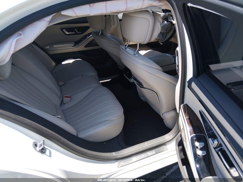 2023 Mercedes-benz S-klasse VIN W1K6G7GB6PA238290 IAAI salvage auction — FRONT END, Certificate Of Destruction (Florida), sold $25,800 on 2026-07-09 (photo 8)