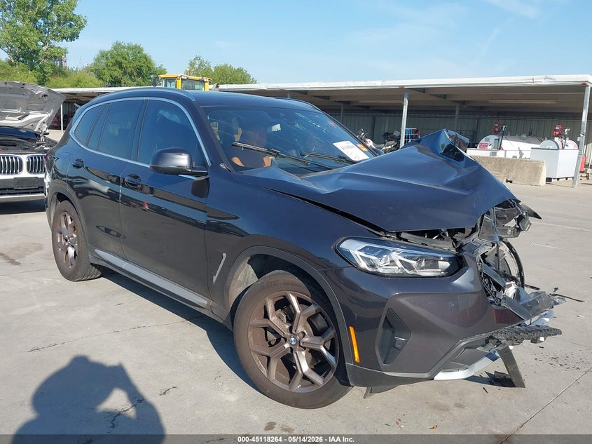 2022 BMW X3 VIN 5UX43DP05N9K69294 IAAI salvage auction — FRONT END, Salvage Title, sold $5,900 on 2026-07-29 (photo 1)