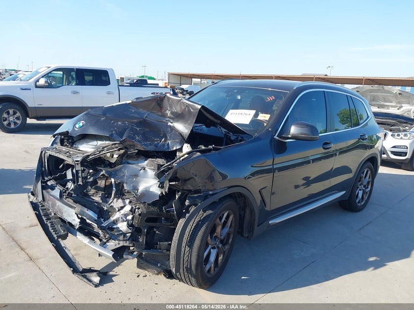 2022 BMW X3 VIN 5UX43DP05N9K69294 IAAI salvage auction — FRONT END, Salvage Title, sold $5,900 on 2026-07-29 (photo 2)