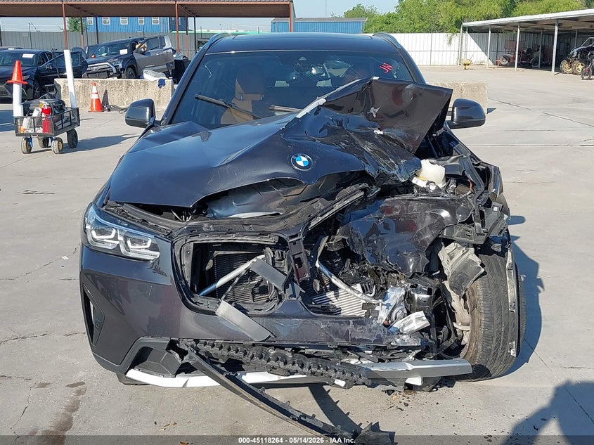 2022 BMW X3 VIN 5UX43DP05N9K69294 IAAI salvage auction — FRONT END, Salvage Title, sold $5,900 on 2026-07-29 (photo 6)