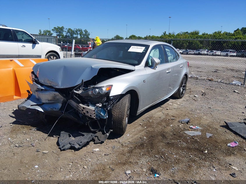 2015 Lexus Is VIN JTHCE1D20F5005614 IAAI salvage auction — FRONT END, Clear (Tennessee), sold $1,200 on 2026-07-09 (photo 2)
