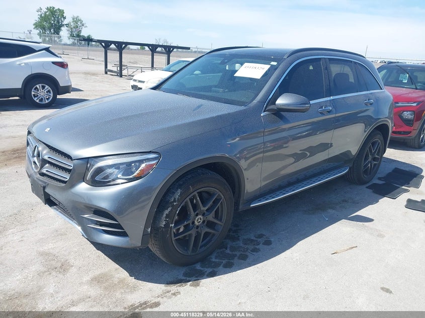 2017 Mercedes-benz Glc VIN WDC0G4KB0HF249838 IAAI salvage auction — REAR END, Salvage (Iowa), sold $6,750 on 2026-07-28 (photo 2)