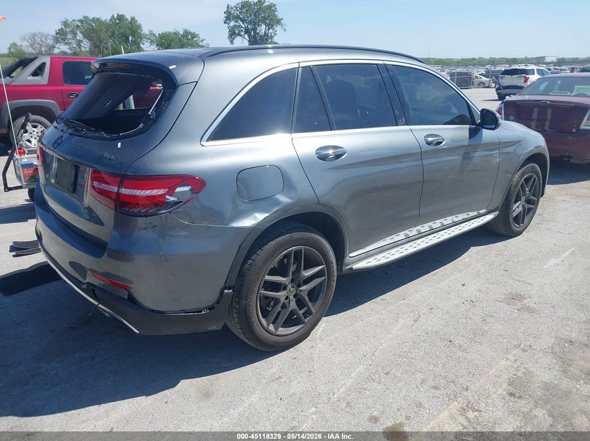 2017 Mercedes-benz Glc VIN WDC0G4KB0HF249838 IAAI salvage auction — REAR END, Salvage (Iowa), sold $6,750 on 2026-07-28 (photo 4)