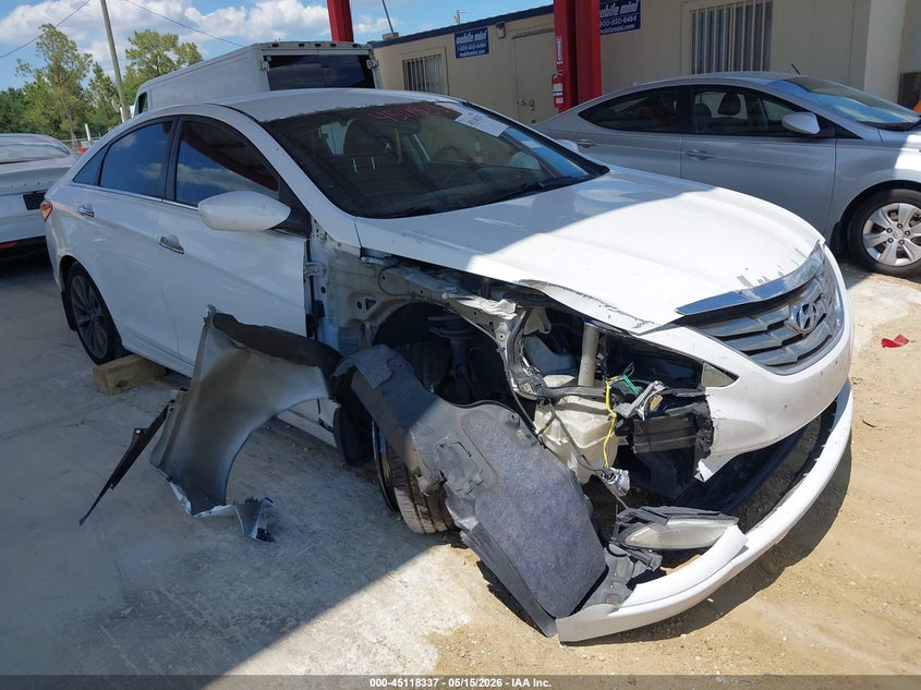 2012 Hyundai Sonata VIN 5NPEC4AC4CH479866 IAAI salvage auction — RIGHT FRONT, Rebuildable (Florida), sold $400 on 2026-07-14 (photo 1)