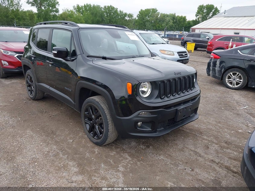 2017 Jeep Renegade VIN ZACCJBBB9HPG05810 IAAI salvage auction — HAIL, Salvage (Iowa), sold $3,750 on 2026-07-20 (photo 1)