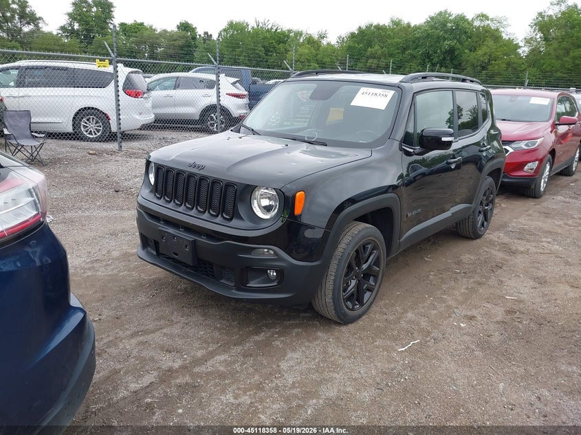 2017 Jeep Renegade VIN ZACCJBBB9HPG05810 IAAI salvage auction — HAIL, Salvage (Iowa), sold $3,750 on 2026-07-20 (photo 2)