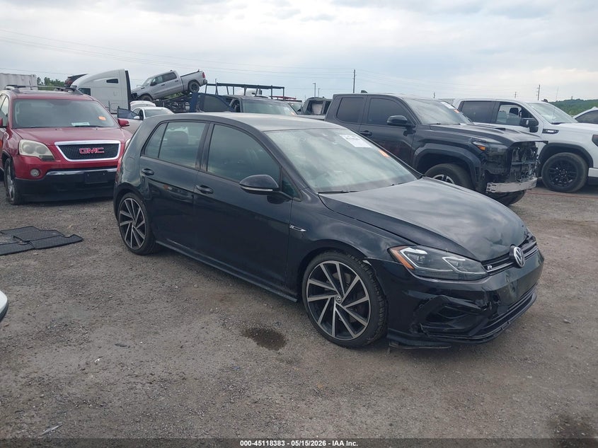 2019 Volkswagen Golf r VIN WVWWA7AU2KW230124 IAAI salvage auction — FRONT END, Salvage (Kansas), sold $13,250 on 2026-07-07 (photo 1)