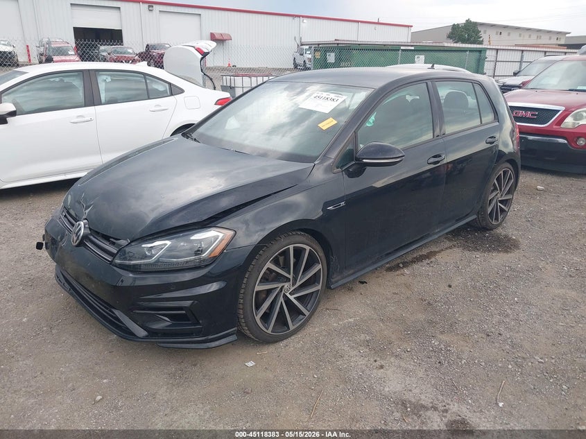 2019 Volkswagen Golf r VIN WVWWA7AU2KW230124 IAAI salvage auction — FRONT END, Salvage (Kansas), sold $13,250 on 2026-07-07 (photo 2)