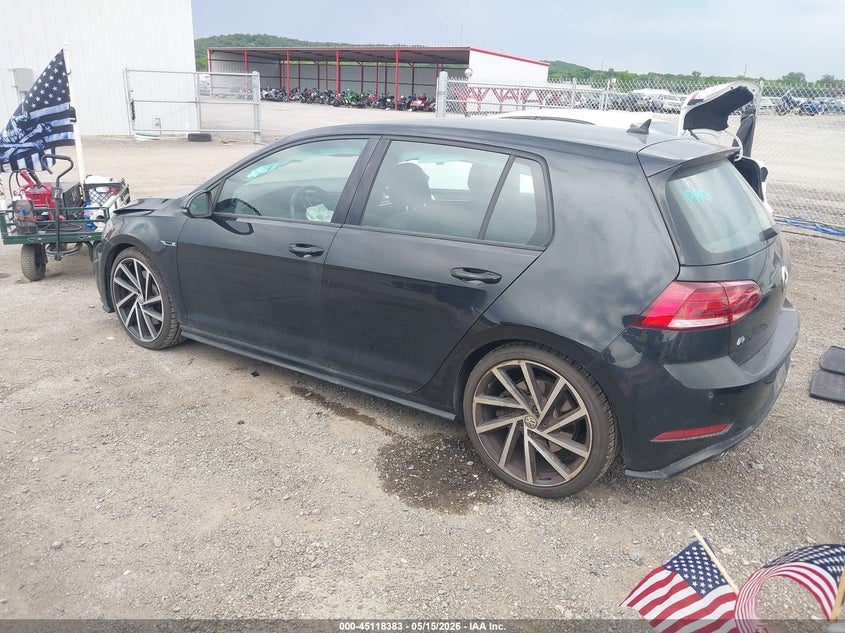 2019 Volkswagen Golf r VIN WVWWA7AU2KW230124 IAAI salvage auction — FRONT END, Salvage (Kansas), sold $13,250 on 2026-07-07 (photo 3)