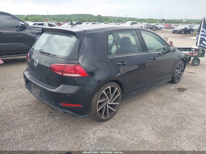 2019 Volkswagen Golf r VIN WVWWA7AU2KW230124 IAAI salvage auction — FRONT END, Salvage (Kansas), sold $13,250 on 2026-07-07 (photo 4)