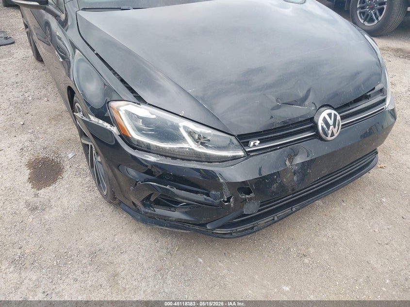 2019 Volkswagen Golf r VIN WVWWA7AU2KW230124 IAAI salvage auction — FRONT END, Salvage (Kansas), sold $13,250 on 2026-07-07 (photo 6)