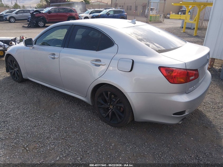 2008 Lexus Is VIN JTHBK262482071207 IAAI salvage auction — RIGHT FRONT, Clear - Dealer Only (California), sold $875 on 2026-07-17 (photo 3)