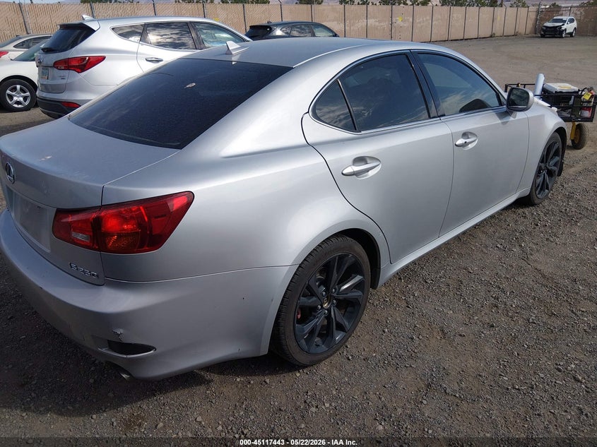 2008 Lexus Is VIN JTHBK262482071207 IAAI salvage auction — RIGHT FRONT, Clear - Dealer Only (California), sold $875 on 2026-07-17 (photo 4)