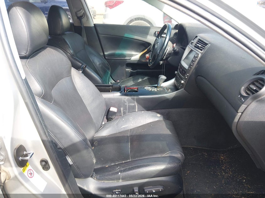 2008 Lexus Is VIN JTHBK262482071207 IAAI salvage auction — RIGHT FRONT, Clear - Dealer Only (California), sold $875 on 2026-07-17 (photo 5)
