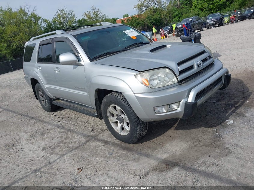 2004 Toyota 4runner VIN JTEBT14R848010552 IAAI salvage auction — NORMAL WEAR, Original (Ohio), sold $25 on 2026-07-21 (photo 1)