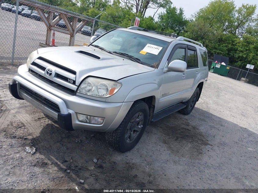 2004 Toyota 4runner VIN JTEBT14R848010552 IAAI salvage auction — NORMAL WEAR, Original (Ohio), sold $25 on 2026-07-21 (photo 2)