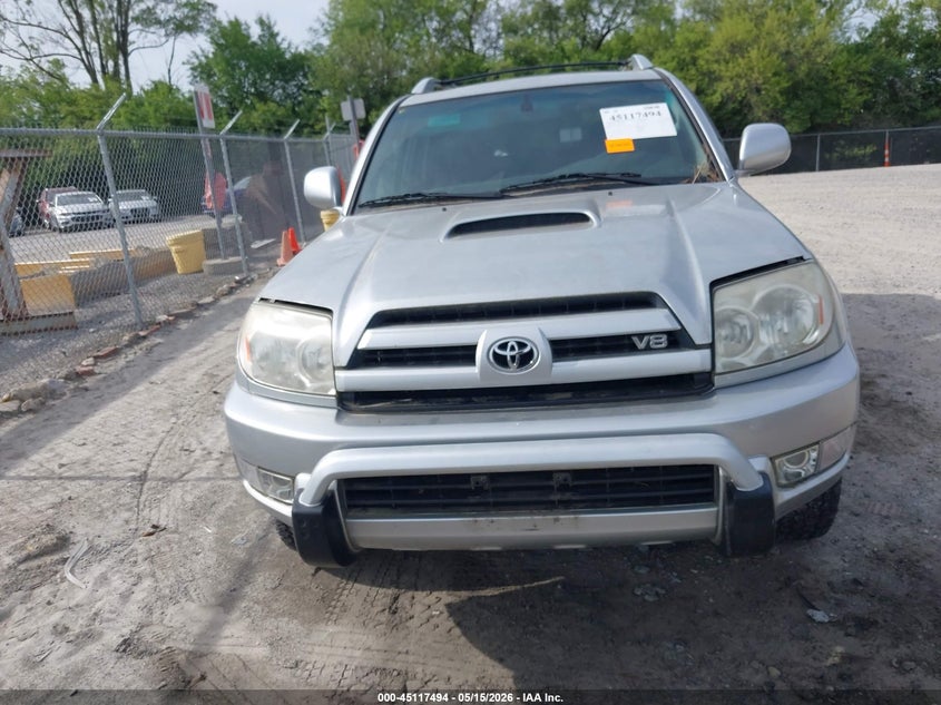 2004 Toyota 4runner VIN JTEBT14R848010552 IAAI salvage auction — NORMAL WEAR, Original (Ohio), sold $25 on 2026-07-21 (photo 6)