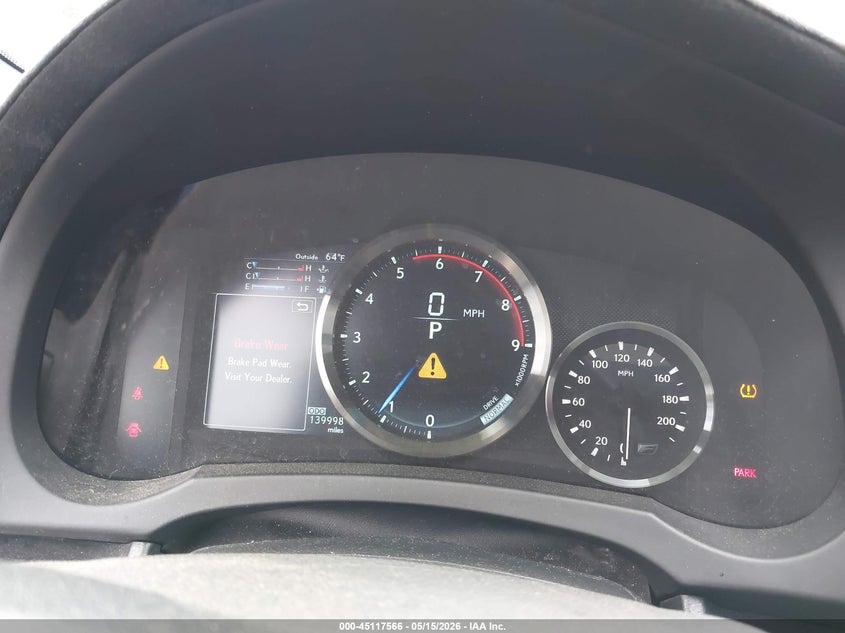 2015 Lexus Rc-f VIN JTHHP5BC1F5003065 IAAI salvage auction — THEFT, Clear (Colorado), sold $10,100 on 2026-07-21 (photo 7)