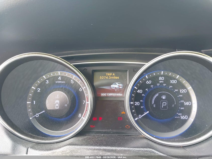 2014 Hyundai Sonata VIN 5NPEC4AC5EH838631 IAAI salvage auction — NORMAL WEAR, Clear (Alabama), sold $1,150 on 2026-07-06 (photo 7)