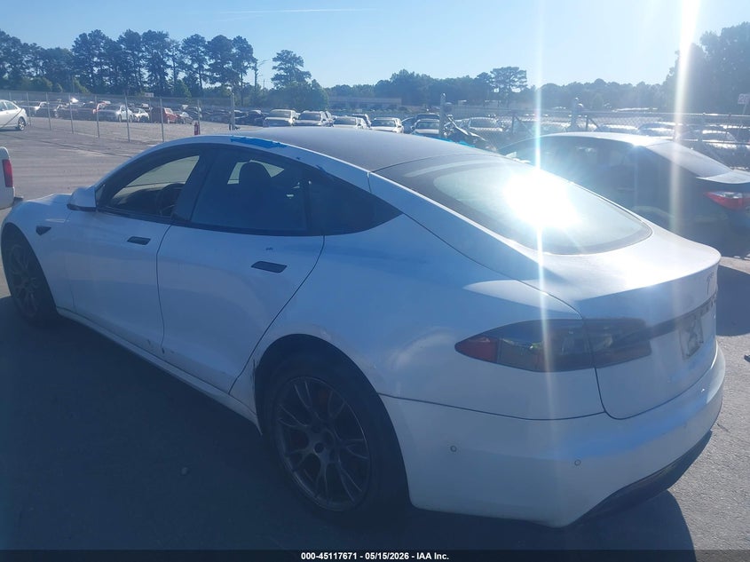 2021 Tesla Model s VIN 5YJSA1E56MF428467 IAAI salvage auction — REPOSSESSION, Clear (Georgia), sold $17,100 on 2026-07-15 (photo 3)
