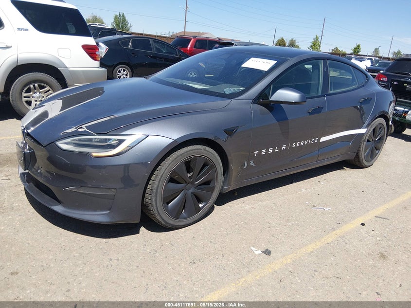 2021 Tesla Model s VIN 5YJSA1E50MF428223 IAAI salvage auction — FRONT END, Clear (Colorado), sold $16,500 on 2026-07-21 (photo 2)