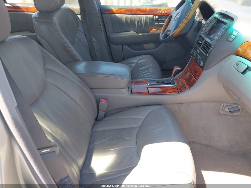 2001 Lexus Ls 430 VIN JTHBN30F910045874 IAAI salvage auction — RIGHT FRONT, Repossession Paperwork (Georgia), sold $900 on 2026-07-17 (photo 5)